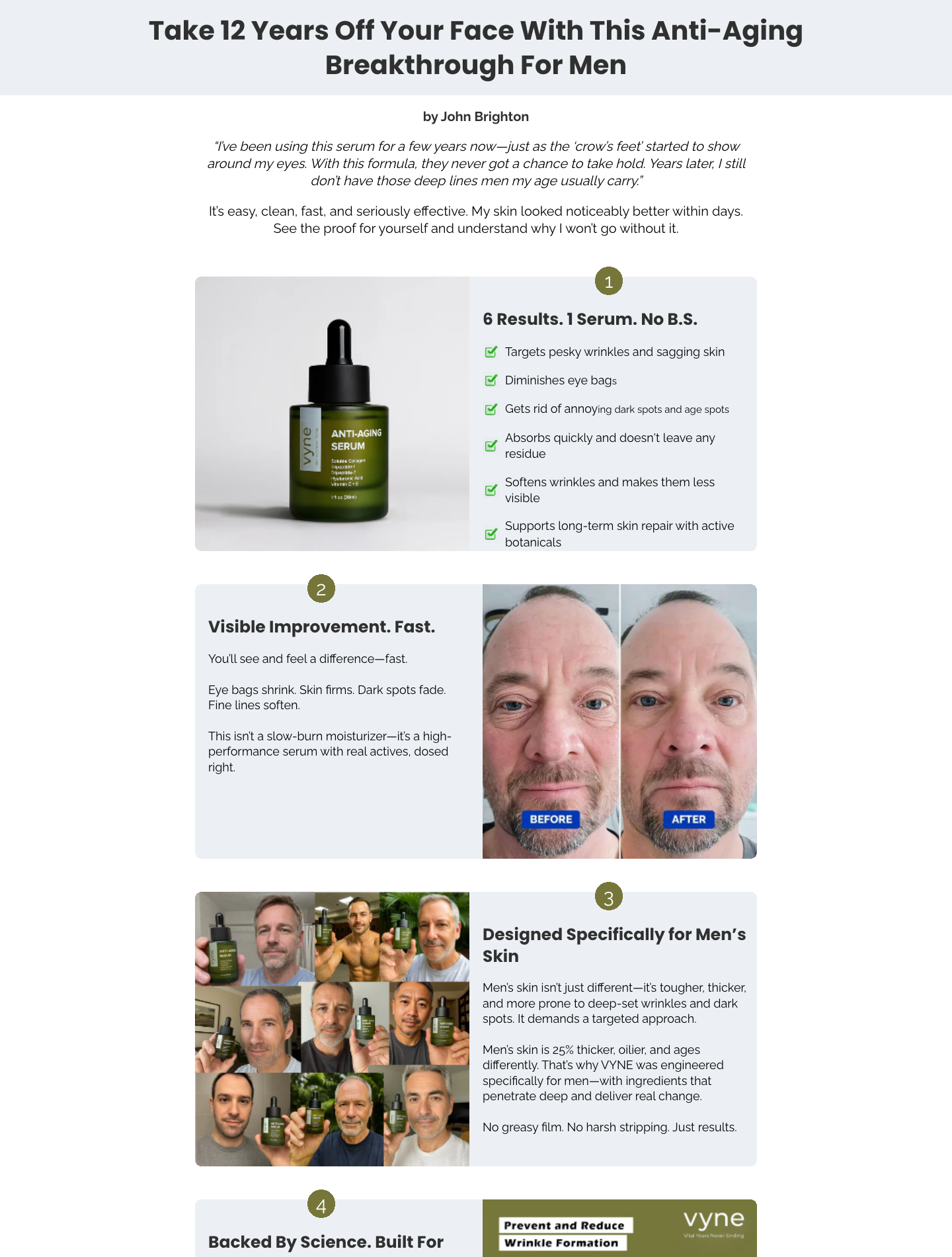 Vynelab advertorial ATF, popup removed